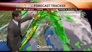 Augusta GA and Aiken SC weather forecast  11222014 [upl. by Euqinu]