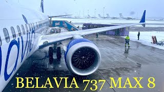 TRIPREPORT  Belavia ECONOMY  Boeing 737 MAX 8  Sharjah  Minsk  Шарджа  Минск [upl. by Ravert]