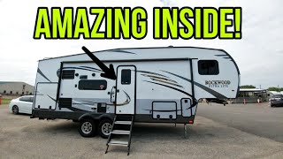 TINY AWESOME Fifth Wheel RV Rockwood Ulta Lite 2621WS [upl. by Nissy635]