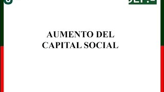 03 Aumento de capital [upl. by Eenalem66]