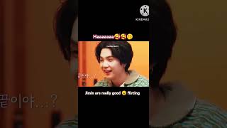 BTS  jimin  yoongi jimin soo good flirting master 🥰🥰🤭 [upl. by Asatan878]