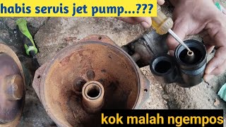 MASALAH JET PUMP TIDAK ADA HISAPAN NGEMPOS [upl. by Odirfliw]