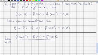 Derivata e differenziale in una variabile [upl. by Jarrad829]
