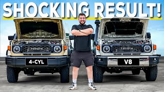 Toyota LandCruiser 70 Series 4Cylinder vs V8 Comparison Reliability Concerns and Which is BETTER [upl. by Pozzy]