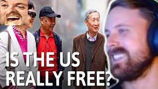 Forsen Reacts  This is How The Chinese See The US In 2024  Street Interview [upl. by Andromache]