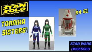 Amazing Tonnika Sisters and R4E1 Figures from Stan Solo Creations starwars stansolocreations [upl. by Auoz706]