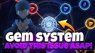 Solo Leveling Arise  DONT MAKE THIS CRITICAL MISTAKE GEM SYSTEM OVERVIEW amp ADVICE [upl. by Atterahs]