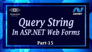 15  Query String In ASPNET Web Forms  State Management  ASPNET  Web Forms HindiUrdu [upl. by Doloritas]