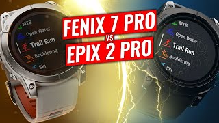 SOUBOJ Garmin Fenix 7 PRO vs Epix 2 PRO [upl. by Guinna]