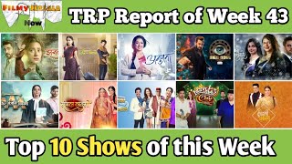 FMN TRP Report of Week 43  Top 10 Popular Shows of this Week [upl. by Ecarret864]