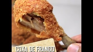 Coxa de Frango empanada em 15 segundos [upl. by Paulie]