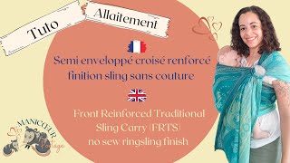 Semi enveloppé croisé renforcé finition sling sans coutureFront Reinforced Traditional Sling Carry [upl. by Idalia]