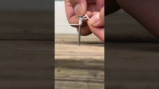 Challenge Fastest Speed for Tightening A rope to a Nail [upl. by Krilov]