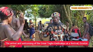 how togbe kedinakpo arrives at a festival  dzodze woo [upl. by Zaob]