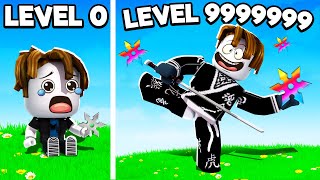 I BECAME A LEVEL 999999999 NINJA  ROBLOX [upl. by Demetria]