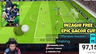 HATRICK INZAGHI EPIC FREE MEMANG MANTAP EFOOTBALL 2024 MOBILE [upl. by Eellac]