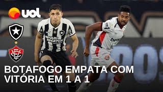 BOTAFOGO 1 X 1 VITÓRIA  BRASILEIRÃO 2024 VEJA OS GOLS [upl. by Connolly]