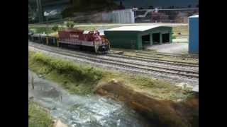 RJ Corman train at the Elkhart model railroad club [upl. by Ysiad314]