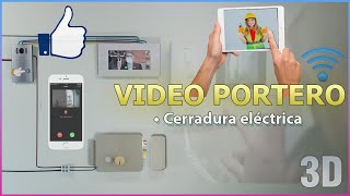 Instalación de Video Portero  Cerradura Eléctrica Explicado Pasa a Paso fácil  Conecvid [upl. by Ettennek]