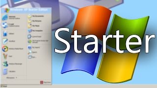 Windows XP Starter Installation amp Demo [upl. by Tnayrb]