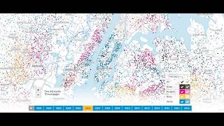 An interactive view of the housing boom and bust in the New York City [upl. by Demitria]