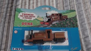 VINTAGE ERTL 1997 THOMAS THE TANK ENGINE amp FRIENDS DUKE DIECAST REVIEW [upl. by Ynobe]