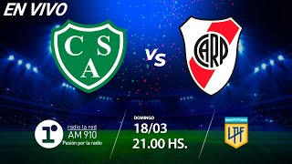 SARMIENTO VS RIVER  EN VIVO  LIGA PROFESIONAL [upl. by Hawk]