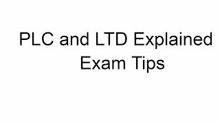 PLC and LTD Explained so easy [upl. by Atnoek]