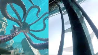 FULL Kraken Unleashed POV sidebyside VR roller coaster experience at SeaWorld Orlando [upl. by Jezabelle]