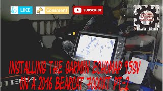 How To Install a Garmin Echomap on a Snowmobile Part 2 [upl. by Luaped]