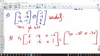 Alg 2 35 Oprations with Matrices [upl. by Hcra]