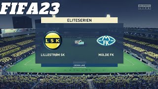 FIFA 23  Lillestrøm SK vs Molde FK  Eliteserien  Gameplay [upl. by Nahtanoy]