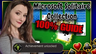 Microsoft Solitaire Collection XBOX 1000G ACHIEVEMENTS GUIDE Beginner  Grandmaster [upl. by Margalo]