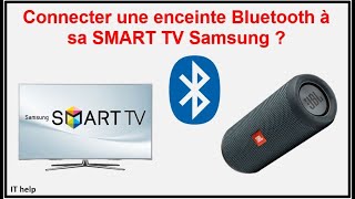 Connecter une enceinte Bluetooth à sa SMART TV Samsung Bluetooth invisible [upl. by Fenner441]