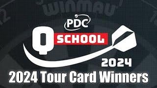 PDC Tour Card Winners 2024 [upl. by Sauncho]