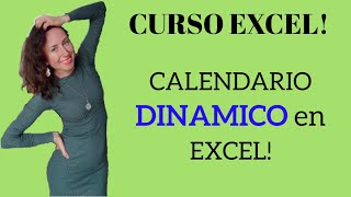 Excel Desde Cero 27 CALENDARIO EXCEL Calendario Perpetuo en Excel Calendario Dinámico en Excel [upl. by Nitsur]