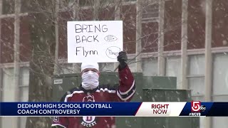 Dedham students protest football coach change [upl. by Rourke]