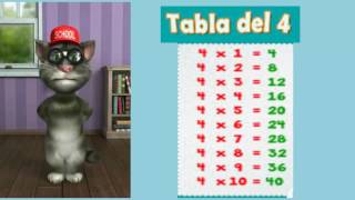 Tabla del 4 [upl. by Eelamme]