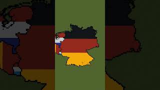 Building Germany in 3 Scales german deutschland maps flags minecraft [upl. by Mccomb]