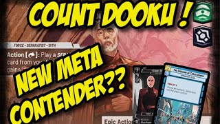 Count Dooku  New Meta Contender  Star Wars Unlimited [upl. by Bui]