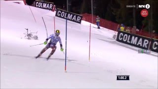 Drone styrter ned mot Marcel Hirscher [upl. by Cirle907]