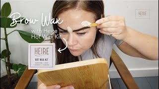 DIY Eyebrow Waxing Tutorial [upl. by Nuriel]