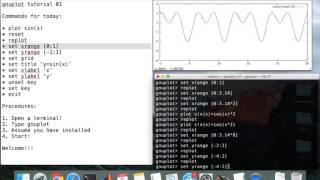 Gnuplot tutorial 01 [upl. by Kitty]