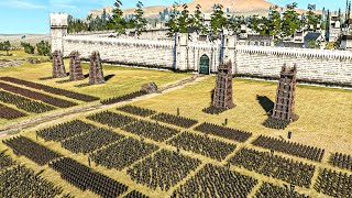 Epic SIEGE of GONDOR 23K MEN Mordor amp Isengard  Total War DAWNLESS DAYS Lord of the Rings MOD [upl. by Curtice]