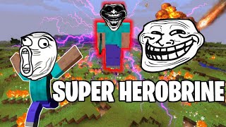 Playing The Hard Herobrine Mod In Minecraft in Hindi [upl. by Rorke]