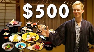 50 Vs 500 Ryokan Hotel in Hakone Japan  Kaiseki Dinner amp Onsen Experience [upl. by Huda110]