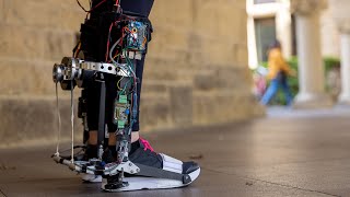 Stanford exoskeleton walks out into the real world [upl. by Gonyea]