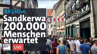 Sandkerwa beginnt 200000 Besucher in Bamberg erwartet  BR24live [upl. by Melony]