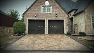 In Frisco Texas Precision Pavers installed an Belgard Origins 6 Danville Beige Driveway [upl. by Phipps]