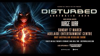 Disturbed Australian Tour 2024 Adelaide [upl. by Llehsor]